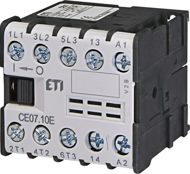 STYCZNIK SILNIKOWY-MINI CE07.10-400V-50/60HZ - 004641024 - ETI