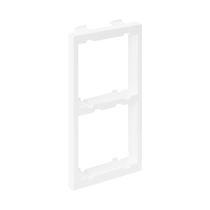 Adapter CIMA na 2 moduły K45 (45x45mm) pionowo; czysta biel - S62/9 - KONTAKT SIMON