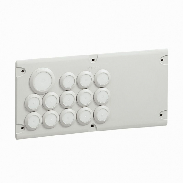 PŁYTA PRZEPUSTÓW KABLOWYCH 193 X 139 13 WEJŚĆ - 036494 - LEGRAND