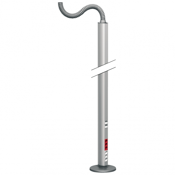 SŁUP 2-STRONNY PRZENOŚNY 2.45 M ANODYZOWANY - ISM20116 - SCHNEIDER ELECTRIC