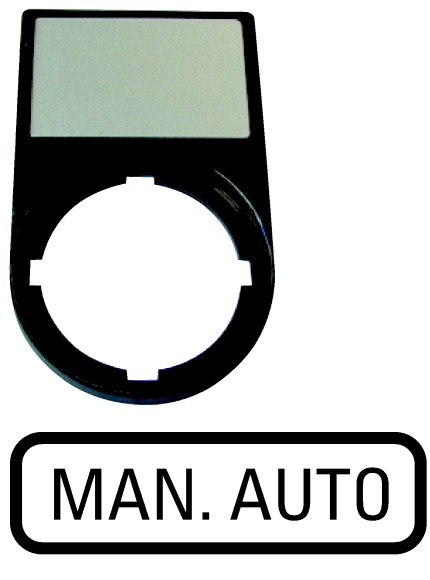 TABLICZKA OPISOWA Z RAMKĄ MAN. AUTO M22S-ST-GB11  - 216500 - EATON