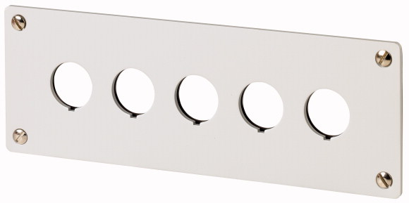 PŁYTA CZOŁOWA DO MONTAŻU PODTYNKOWEGO - 5 OTWORÓW M22-E5  - 216546 - EATON