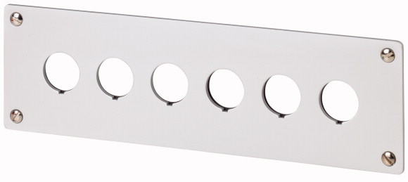 PŁYTA CZOŁOWA DO MONTAŻU PODTYNKOWEGO - 6 OTWORÓW M22-E6  - 216547 - EATON
