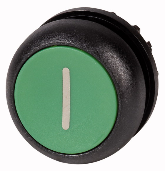 NAPĘD PRZYCISKU ZIELONY 1 Z SAMOPOWROTEM PŁASKI M22S-D-G-X1  - 216608 - EATON