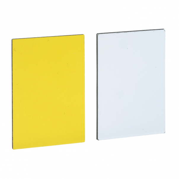 ETYKIETA 18X27MM BIAŁE LUB ŻÓŁTE TŁO - ZBY5102 - SCHNEIDER ELECTRIC