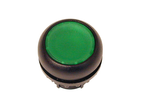 PRZYCISK PŁASKI BEZ SAMOPOWROTU ZIELONY M22S-DRL-G - 216949 - EATON