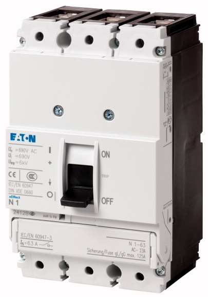 ROZŁĄCZNIK MOCY 125A 3-POLOWY PN1-125  - 259142 - EATON