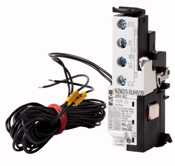 WYZWALACZ ZANIKOWY 2 STYKAMI WYPRZEDZAJĄCYMI 24VAC NZM2/3-XUHIV2024AC  - 259640 - EATON