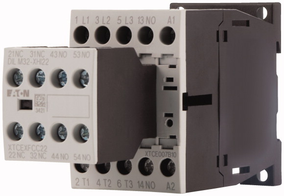 STYCZNIK MOCY 7A AC3 STYKI 3NO 2NZ DILM7-32(24VDC)  - 276670 - EATON
