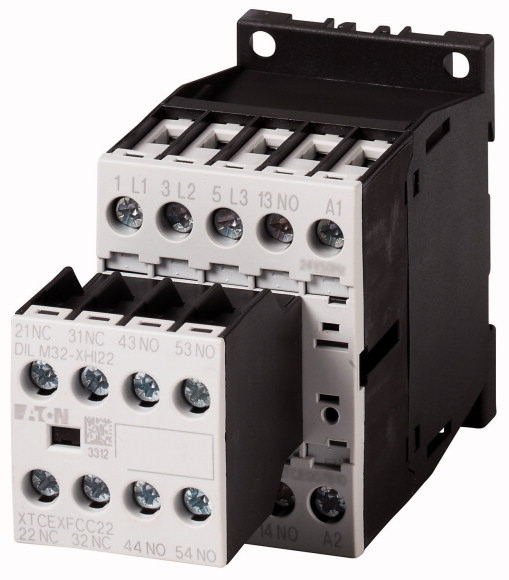 STYCZNIK MOCY 12A AC3 STYKI 3NO 2NZ DILM12-32(230V50HZ 240V60HZ)  - 276935 - EATON