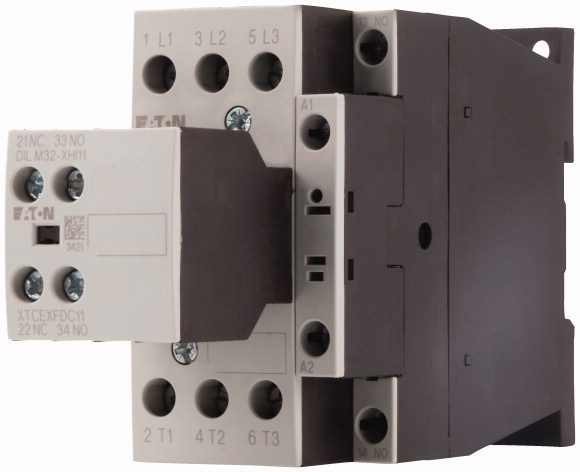 STYCZNIK MOCY 32A AC3 STYKI 2NO 1NZ DILM32-21(230V50HZ 240V60HZ)  - 277324 - EATON