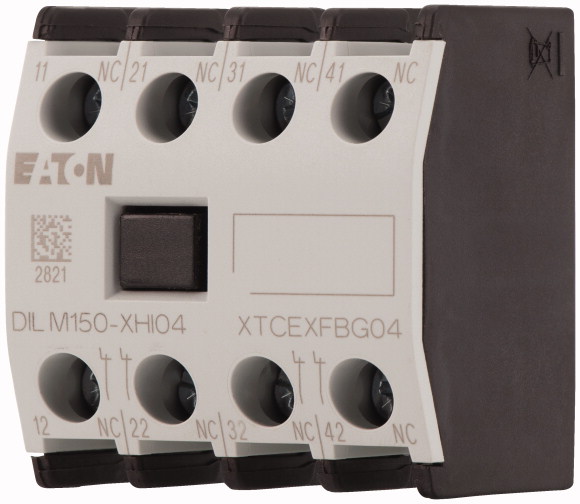 MODUŁ STYKÓW POMOCNICZYCH 0NO 4NC DILM150-XHI04 - 277952 - EATON