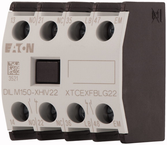 MODUŁ STYKÓW POMOCNICZYCH 2NO 2NC DILM150-XHIV22  - 277953 - EATON