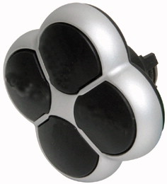 PRZYCISK 4-POZYCYJNY CZARNY M22-D4-S  - 279411 - EATON