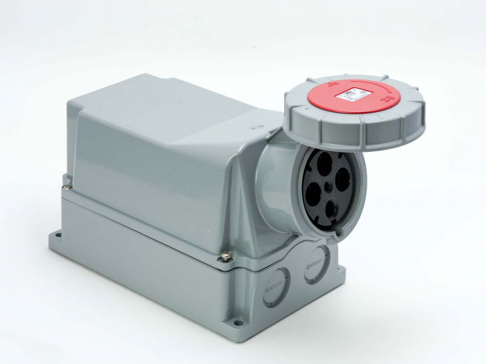 GNIAZDO STAŁE bez dławika 125A 400V3P+Z  - 144-6 - PCE