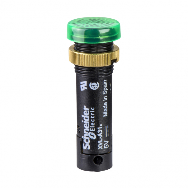 LAMPKA SYGNALIZACYJNA LED O12 Z POKRYWĄ 24V ZIELONA - XVLA333 - SCHNEIDER ELECTRIC