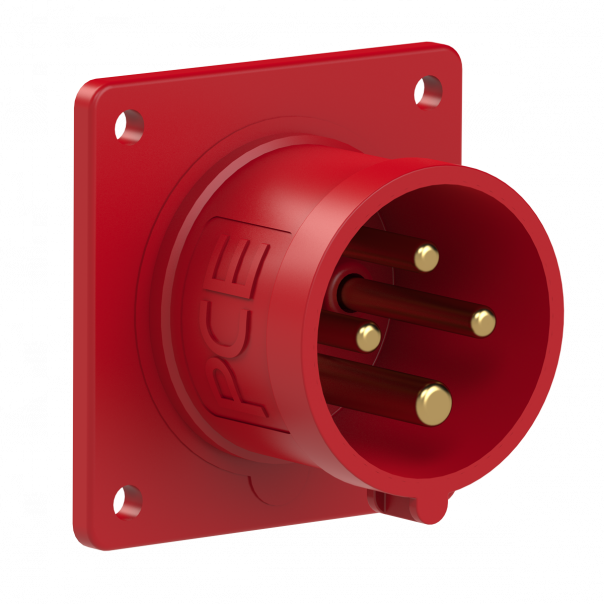 WTYCZKA 16A 380V 3P+Z TABLICOWA IP44 - 614-6 - PCE