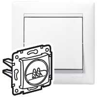 GNIAZDO GŁOŚNIKOWE POJEDYCZNE BIAŁE VALENA - 774223 - LEGRAND