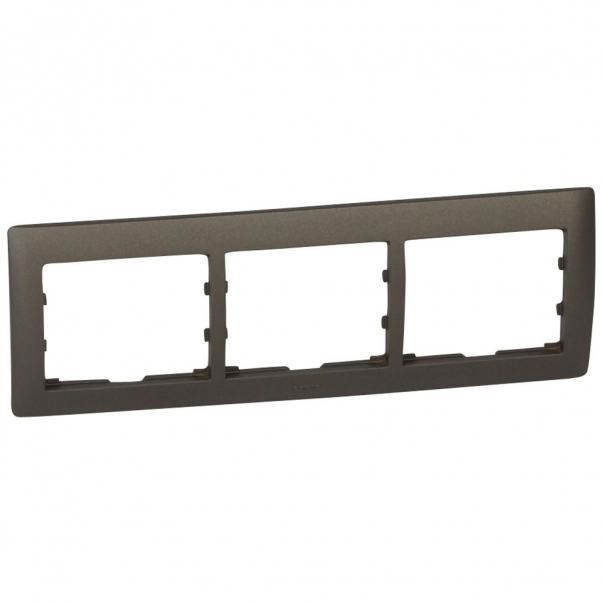 RAMKA POTRÓJNA POZIOMA CHOCO SISTENA LIFE - 771203 - LEGRAND