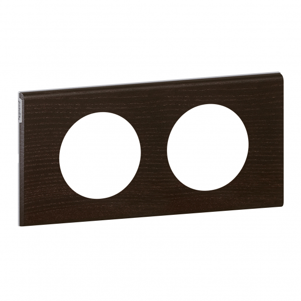 RAMKA PODWÓJNA POZIOMA/PIONOWA DREWNO WENGE CELIANE - 069202 - LEGRAND