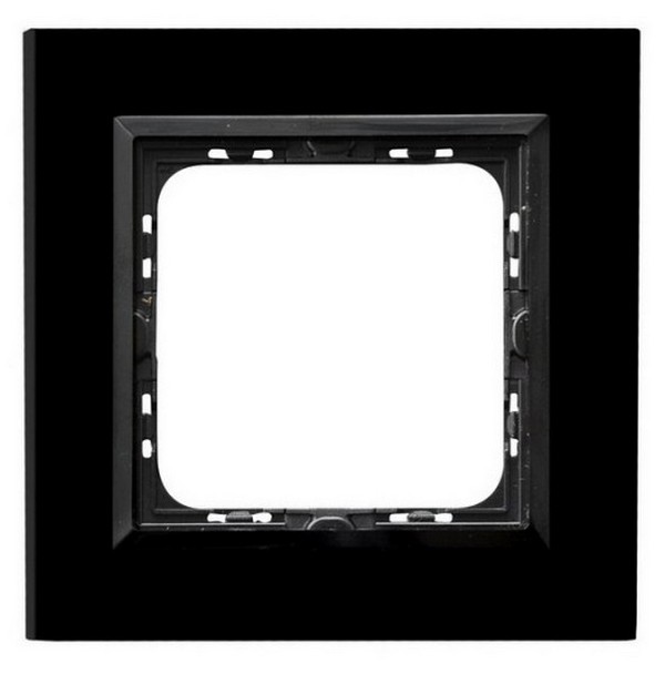 RAMKA POJEDYNCZA SZKLANA 4MM CZARNE SZKŁO SONATA - R-1RGC/32/25 - OSPEL