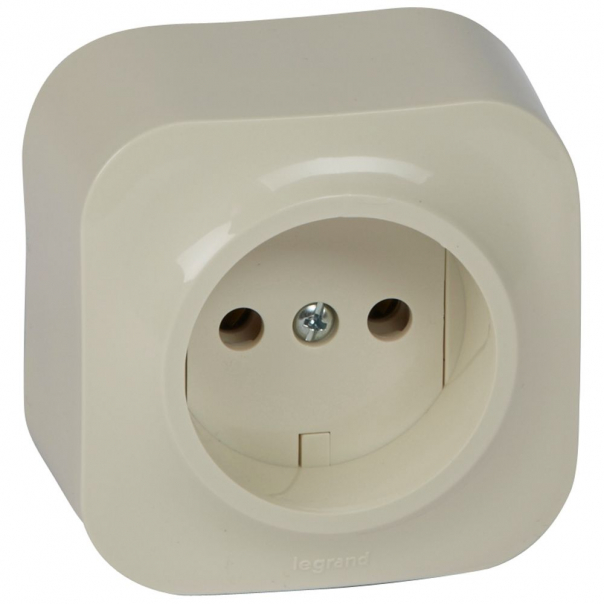 GNIAZDO POJEDYNCZE 16A - 250 V KREMOWE FORIX IP20 - 782440 - LEGRAND