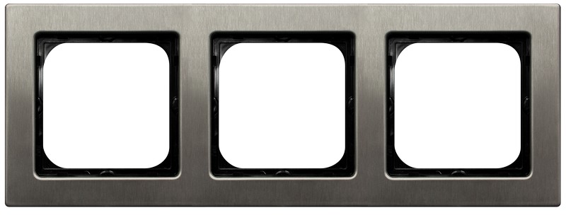 RAMKA POTRÓJNA STAL INOX SONATA - R-3RM/37 - OSPEL