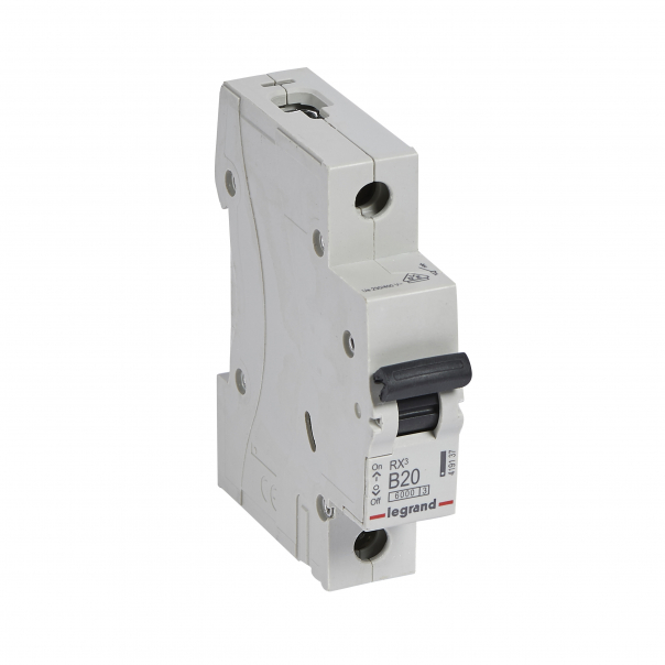 WYŁĄCZNIK NADPRĄDOWY B 20A 1 BIEGUN RX3 - 419137 - LEGRAND