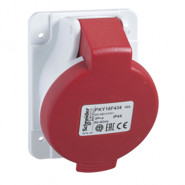 GNIAZDO 16A 3P-N-E 380-415V IP44 50-60HZ - PKY16F435 - SCHNEIDER ELECTRIC