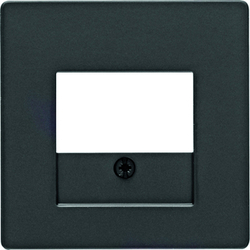 ELEMENT CENTRALNY DO GNIAZDA GŁOŚNIKOWEGO ANTRACYT AKSAMIT Q.1/Q.3 - 10336086 - HAGER