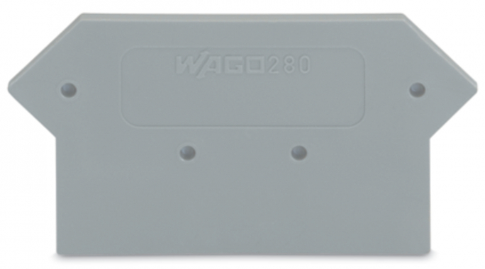 ŚCIANKA KOŃCOWA SZARA. - 280-330 - WAGO