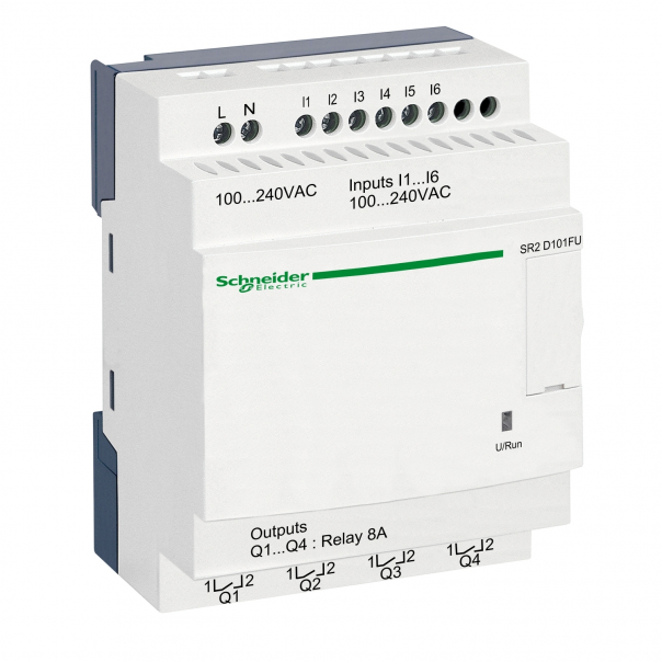 PRZEKAŹNIK PROGRAMOWALNY ZELIO LOGIC 6WE_D/4WY_P 240VAC - SR2D101FU - SCHNEIDER ELECTRIC