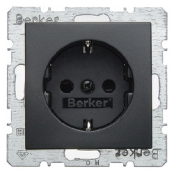GNIAZDO SCHUKO ANTRACYT B.KWADRAT/B.3/B.7  - 47231606 - HAGER