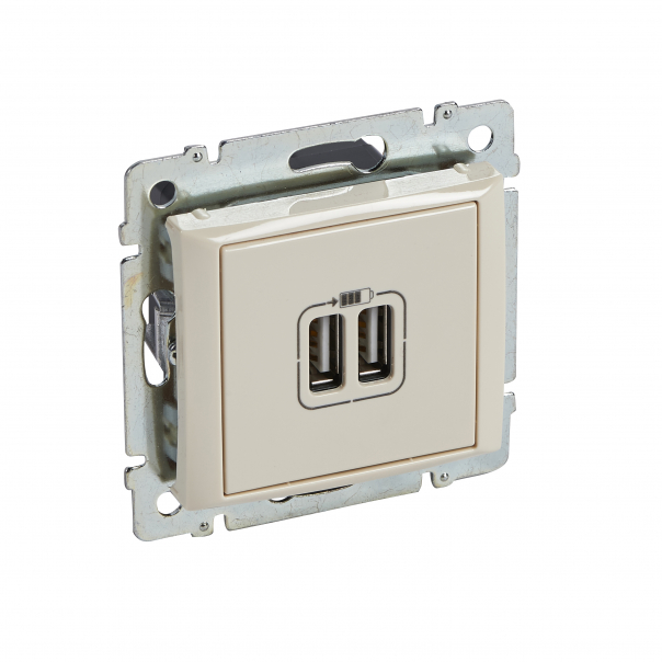 ŁADOWARKA SMARTFON 2XUSB 1500MA KREMOWA VALENA - 774170 - LEGRAND