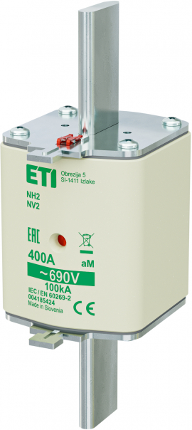 WKŁADKA TOPIKOWA NH - SILNIKOWA / KOMBI NH2 AM 400A/690V - 004185424 - ETI