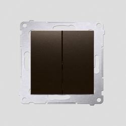 Łącznik świecznikowy (moduł) 10AX, 250V~, szybkozłącza; brąz mat - DW5.01/46 - KONTAKT SIMON