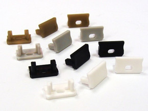 ZAŚLEPKA DO PROFILU ALUMINIOWEGO Z OTWOREM NTA SZARA ZPL-NTA-O-S - PC012268 - POLTRONIC