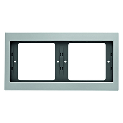 RAMKA PODWÓJNA POZIOMA ALUMINIUM K.5 - 13637003 - HAGER