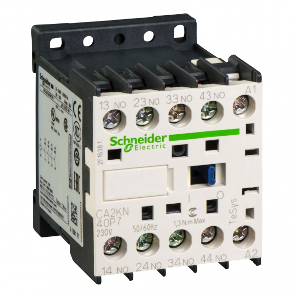 STYCZNIK POMOCNICZY 4NO ZACISKI ŚRUBOWE 230VAC - CA2KN40P7 - SCHNEIDER ELECTRIC