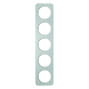 RAMKA PIĘCIOKROTNA ALUMINIUM/BIAŁY R.1 - 10152174 - HAGER