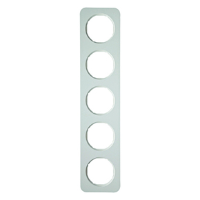 RAMKA PIĘCIOKROTNA BIAŁY POŁYSK R.1 - 10152189 - HAGER