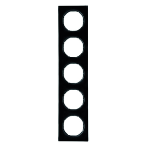 RAMKA PIĘCIOKROTNA CZARNY POŁYSK R.3 - 10152245 - HAGER