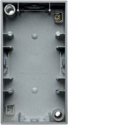 PUSZKA PODWÓJNA NATYNKOWA ALUMINIUM MAT S.1 - 10429939 - HAGER