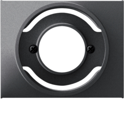 ELEMENT CENTRALNY DO SYGNALIZATORA ŚWIETLNEGO E14 ANTRACYT MAT LAKIEROWANY K.1 - 11677006 - HAGER