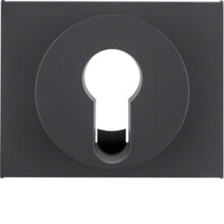 ELEMENT CENTRALNY DO ŁĄCZNIKA NA KLUCZ ANTRACYT MAT LAKIEROWANY K.1 - 15057006 - HAGER