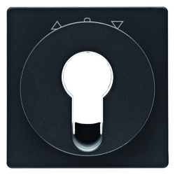 ELEMENT CENTRALNY DO ŁĄCZNIKA ŻALUZJOWEGO NA KLUCZ Q.1/Q.3 ANTRACYT AKSAMIT - 15066086 - HAGER