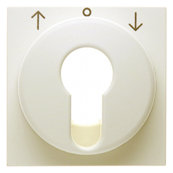 ELEMENT CENTRALNY DO ŁĄCZNIKA ŻALUZJOWEGO NA KLUCZ KREMOWY POŁYSK S.1 - 15068982 - HAGER