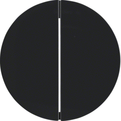 PRZYCISK POCZWÓRNY DO ŚCIEMNIACZA PRZYCISKOWEGO QUICKLINK CZARNY POŁYSK R.1/R.3/R.CLASSIC/SERIE 1930/GLAS KNX RF  - 85648131 - HAGER - BERKER