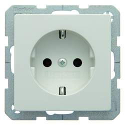 GNIAZDO SCHUKO BIAŁY AKSAMIT Q.1 - 41436089 - HAGER