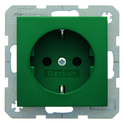 GNIAZDO SCHUKO ZIELONY POŁYSK S.1/B.3/B.7  - 41438913 - HAGER
